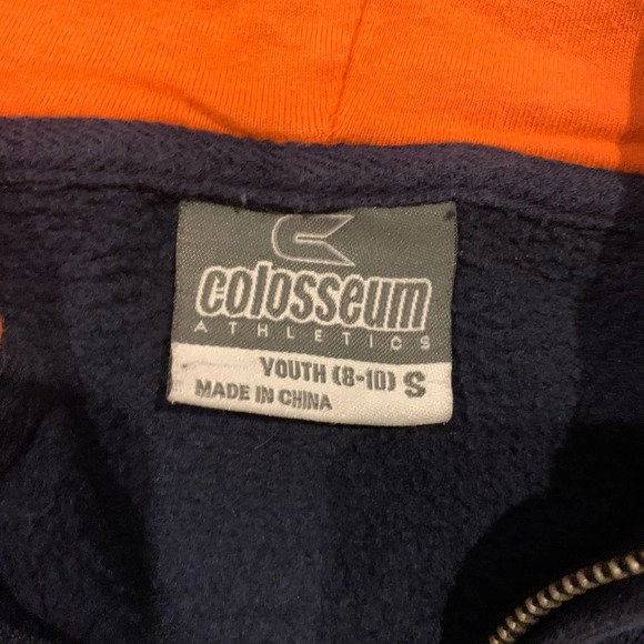 Syracuse Orange ‘Cuse NCAA x Colosseum Full Zip Hoodie Youth Size Small (8-10) - Picture 4 of 7